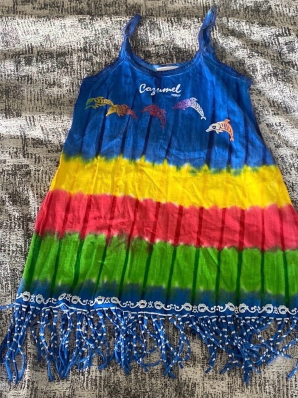 Pez Globo Cozumel Girls Dress Size Small